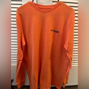 Columbia Orange Long Sleeve Shirt